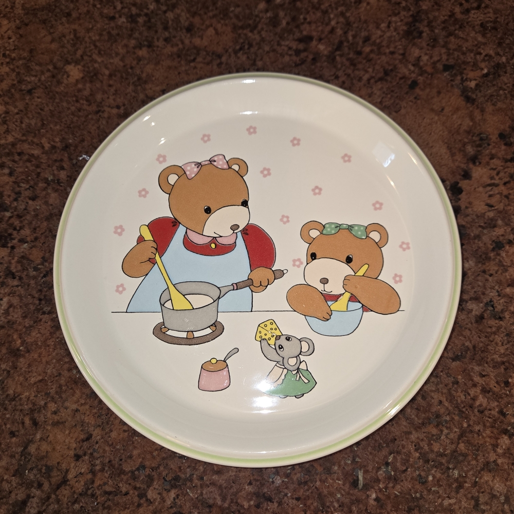 Mikasa Little Chef Ceramic Plate